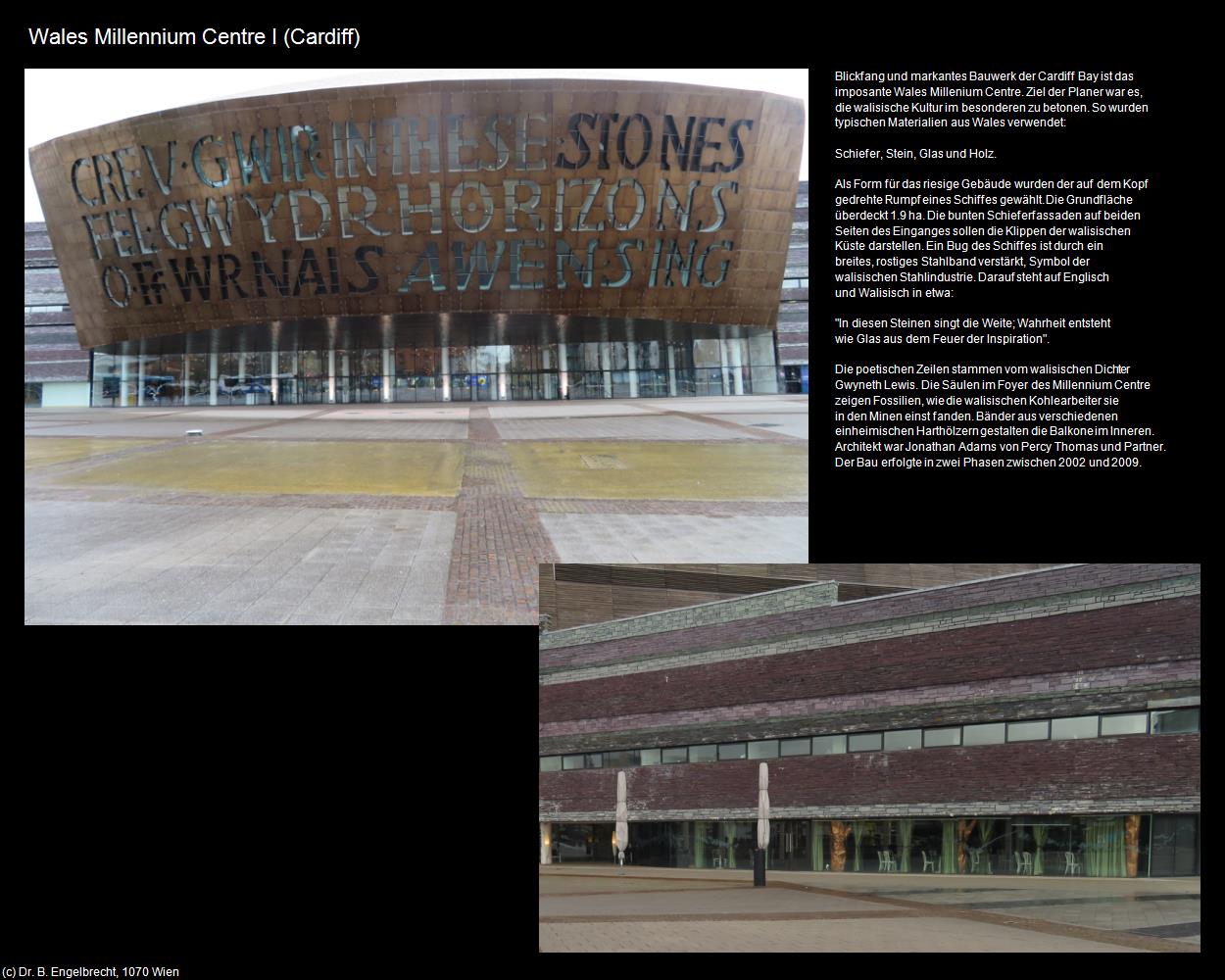 Wales Millennium Centre I  (Cardiff, Wales) in Kulturatlas-ENGLAND und WALES