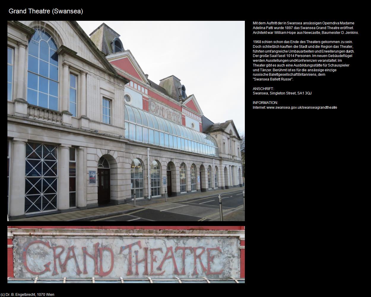 Grand Theatre (Swansea, Wales) in Kulturatlas-ENGLAND und WALES