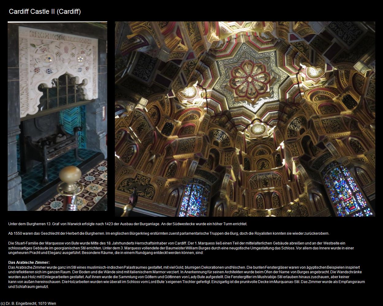 Cardiff Castle II  (Cardiff, Wales) in Kulturatlas-ENGLAND und WALES