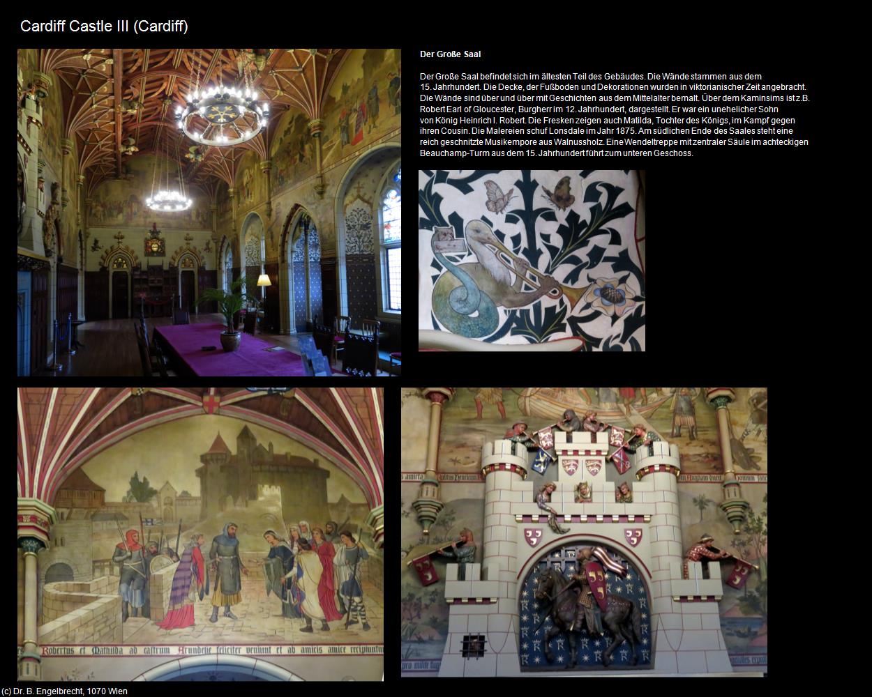 Cardiff Castle III  (Cardiff, Wales) in Kulturatlas-ENGLAND und WALES