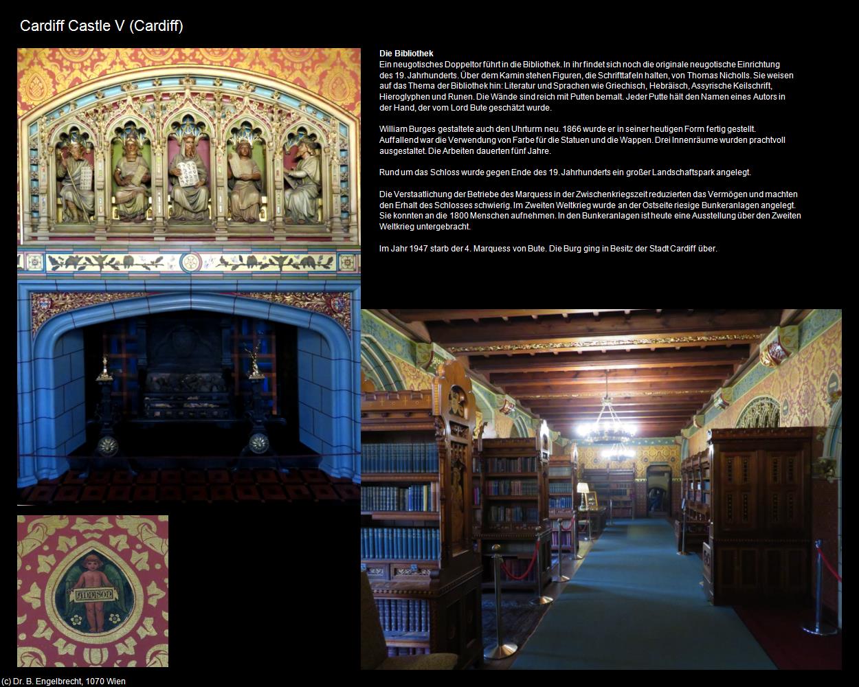 Cardiff Castle V  (Cardiff, Wales) in Kulturatlas-ENGLAND und WALES