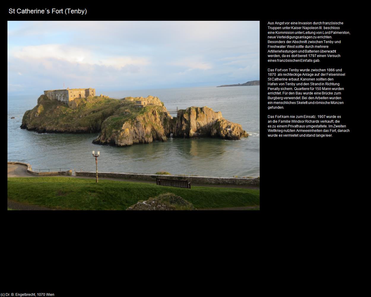 St Catherine‘s Fort  (Tenby, Wales) in Kulturatlas-ENGLAND und WALES