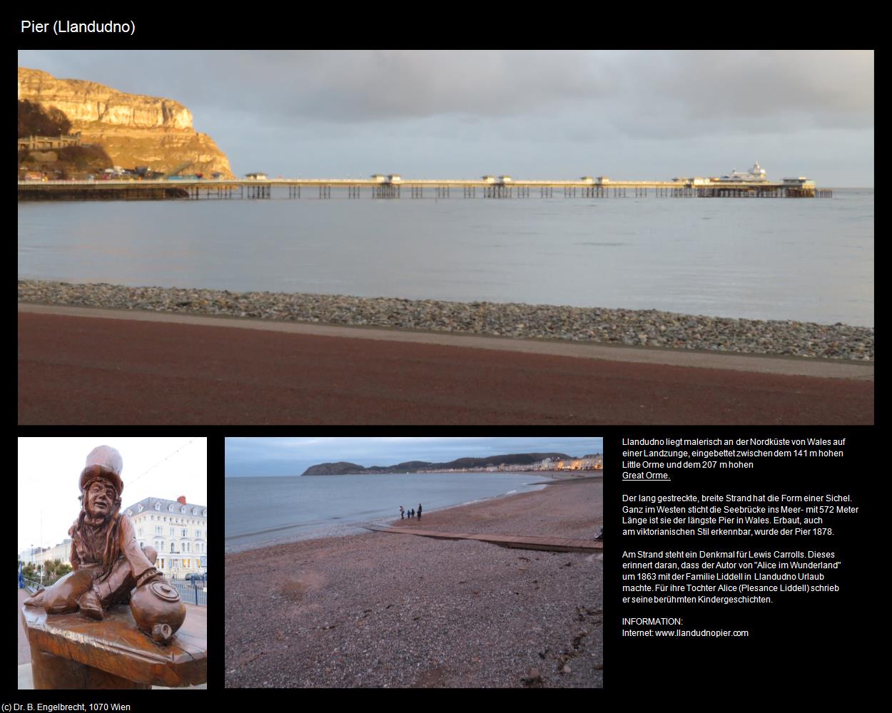 Pier (Llandudno) (Llandudno, Wales) in Kulturatlas-ENGLAND und WALES(c)B.Engelbrecht