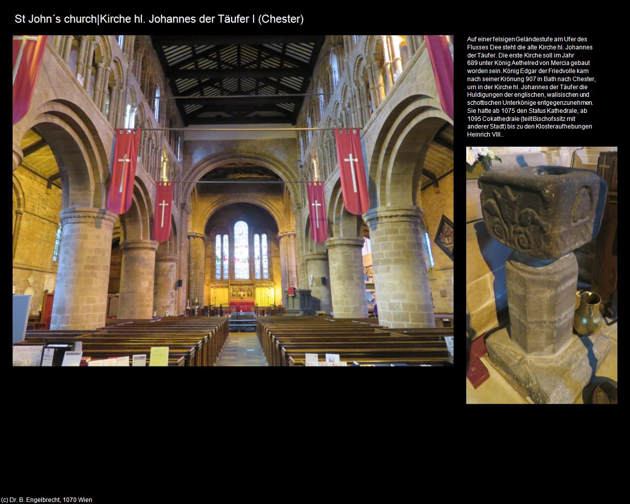 St John‘s church|Kirche hl. Johannes der Täufer I  (Chester, England) in Kulturatlas-ENGLAND und WALES