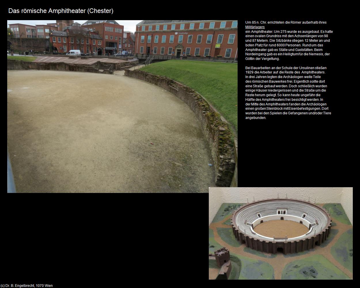 Das römische Amphitheater (Chester, England) in Kulturatlas-ENGLAND und WALES(c)B.Engelbrecht