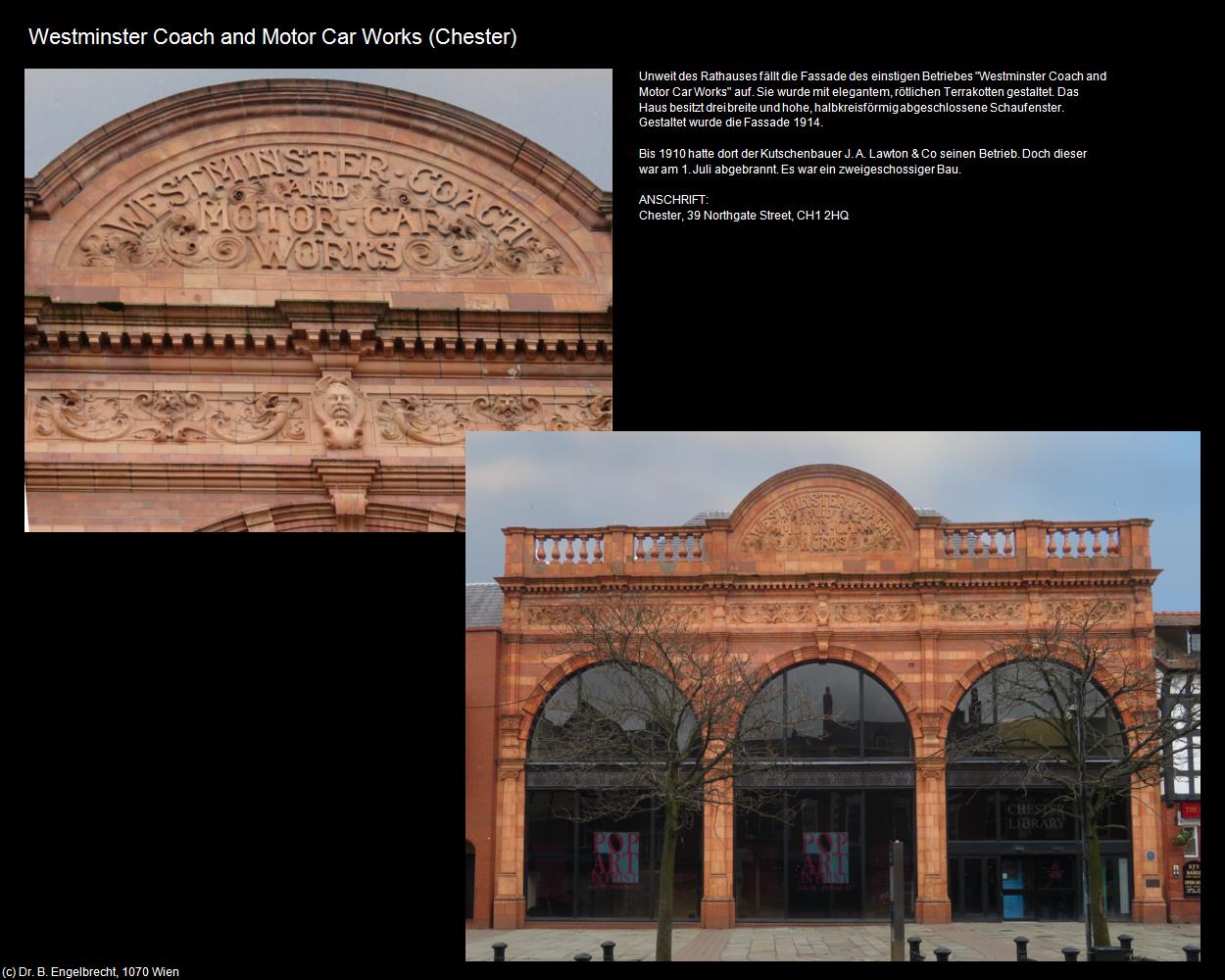 Westminster Coach and Motor Car Works  (Chester, England) in Kulturatlas-ENGLAND und WALES