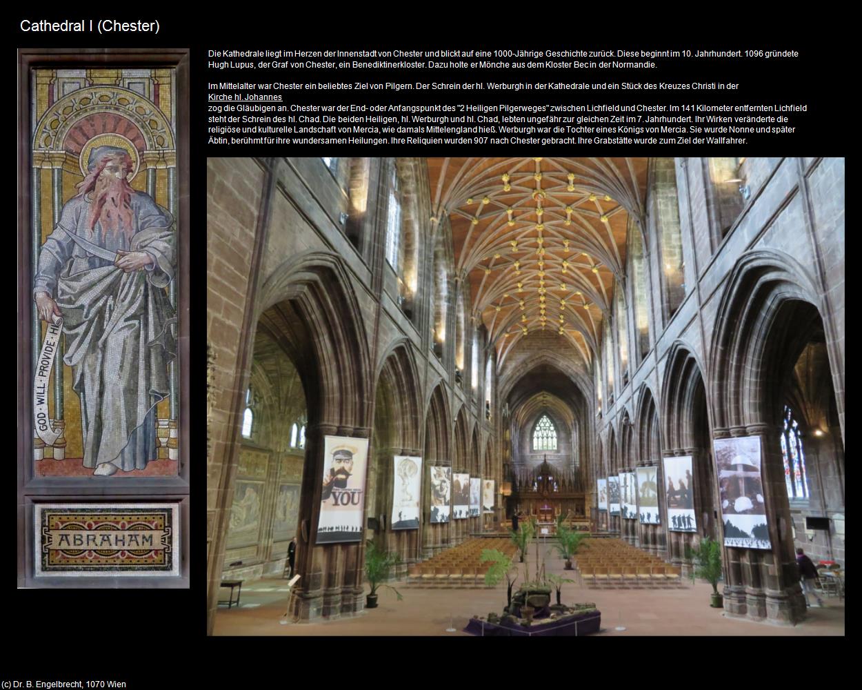 Cathedral I  (Chester, England) in Kulturatlas-ENGLAND und WALES(c)B.Engelbrecht