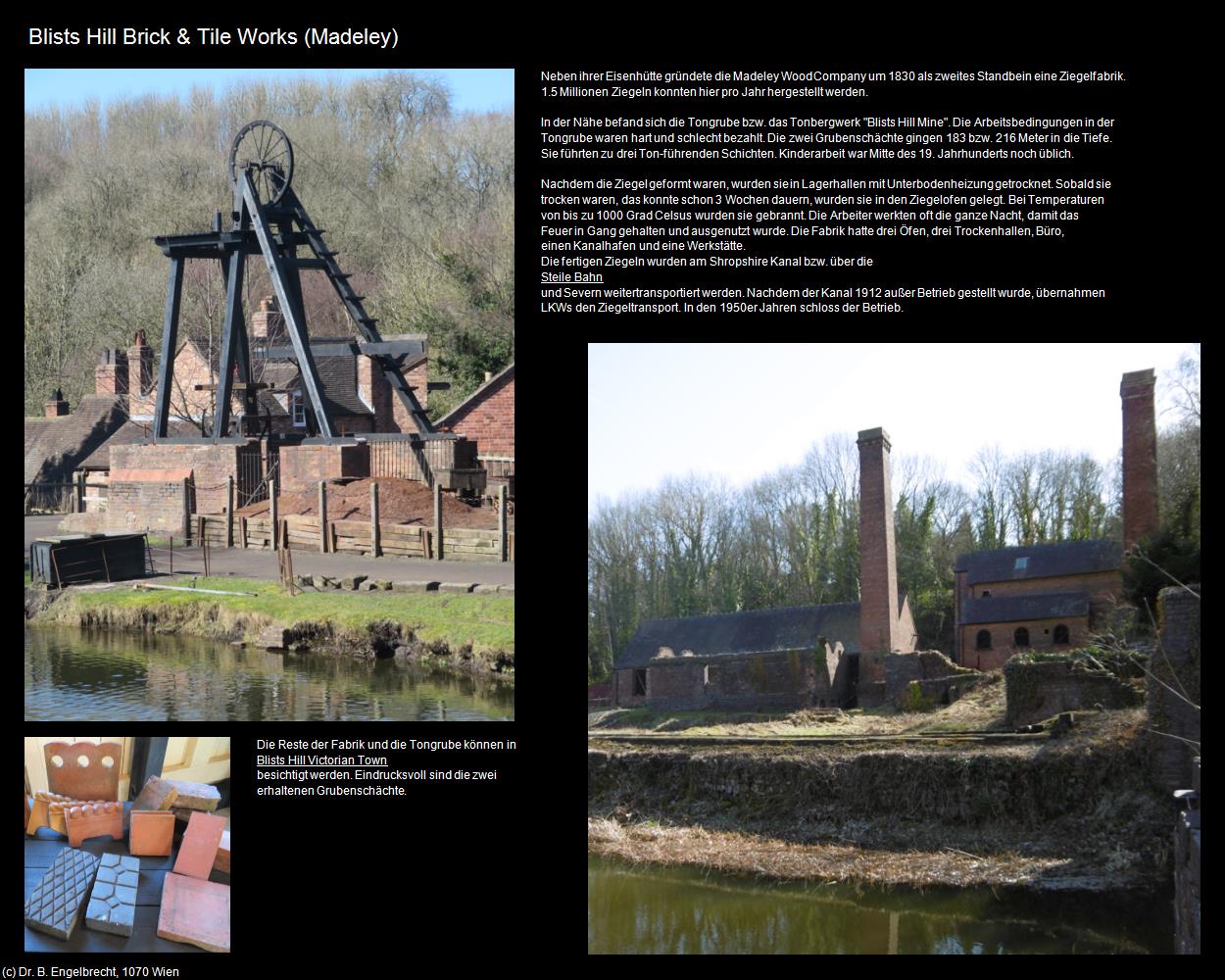 Blists Hill Brick & Tile Works  (Madeley, England) in Kulturatlas-ENGLAND und WALES(c)B.Engelbrecht