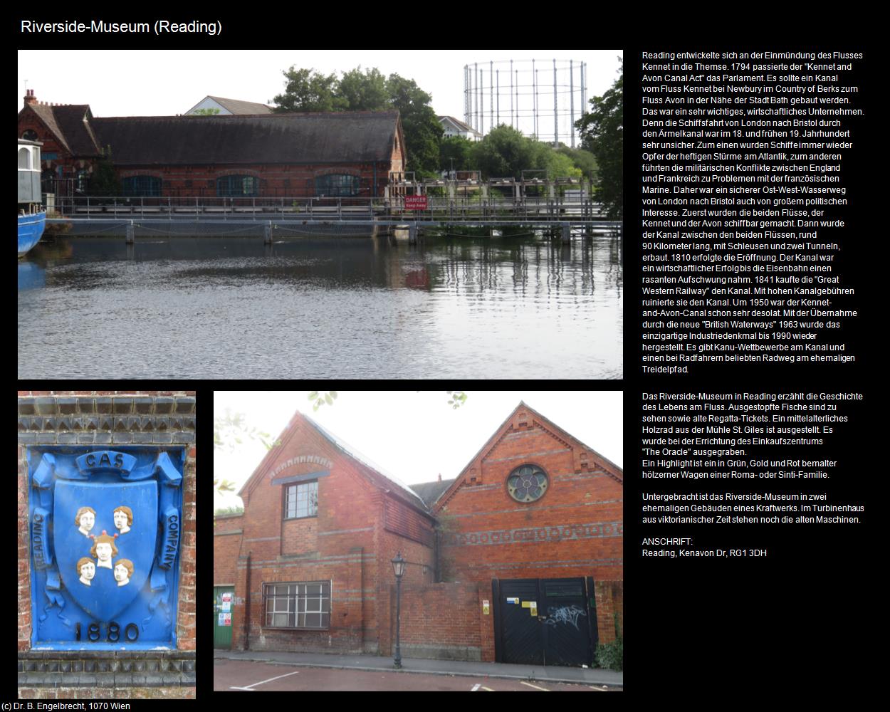 Riverside-Museum  (Reading, England ) in Kulturatlas-ENGLAND und WALES