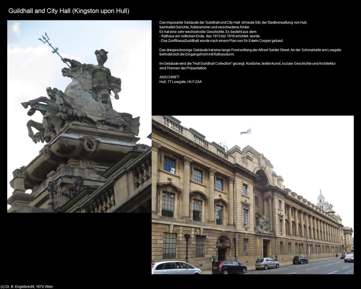 Guildhall and City Hall  (Kingston upon Hull, England) in Kulturatlas-ENGLAND und WALES