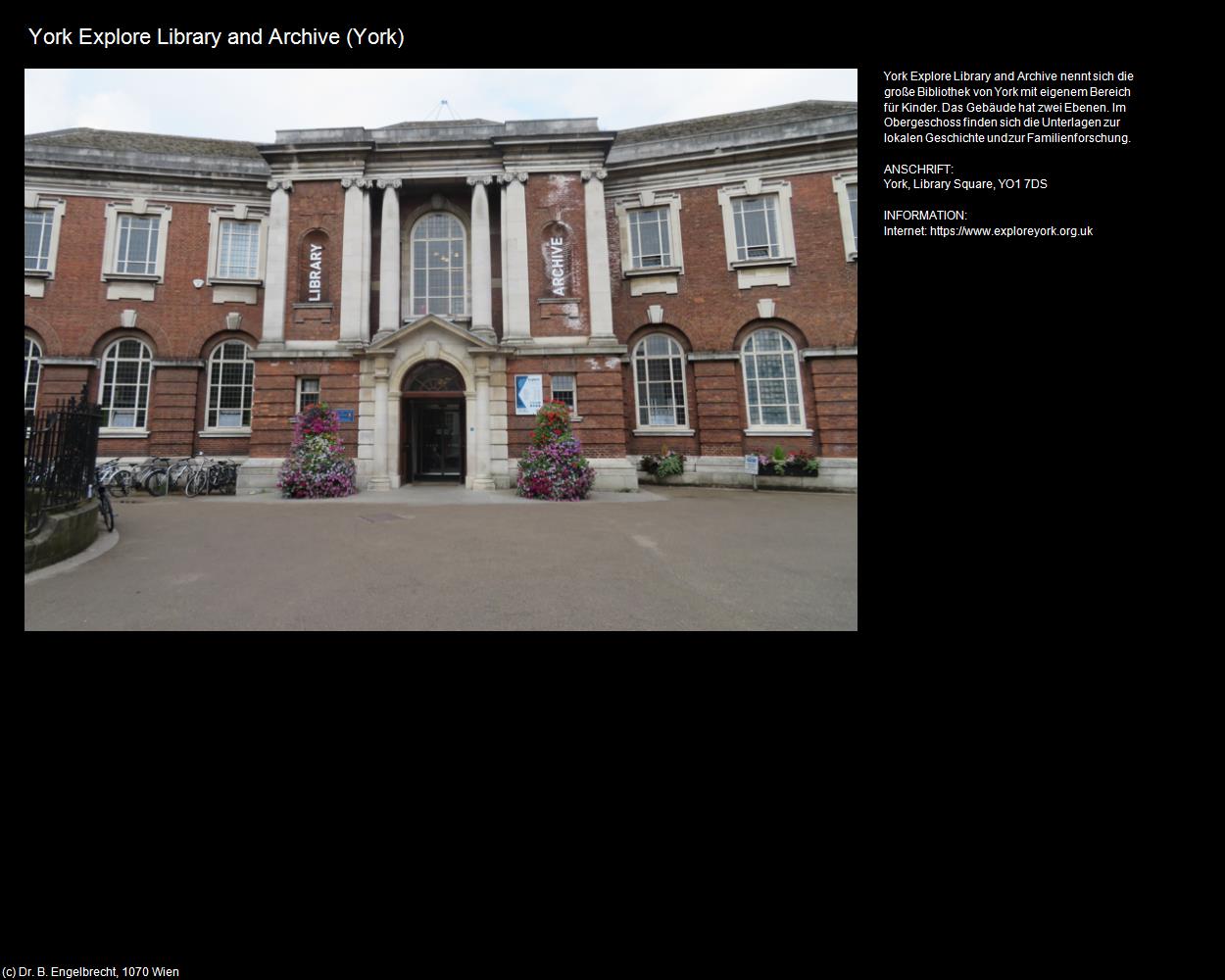 York Explore Library and Archive (York, England) in Kulturatlas-ENGLAND und WALES
