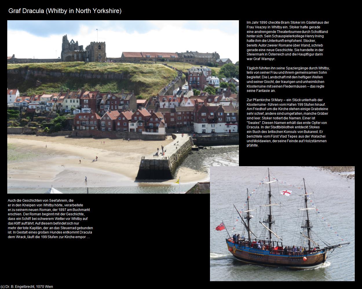 Graf Dracula  (Whitby in North Yorkshire, England  ) in Kulturatlas-ENGLAND und WALES