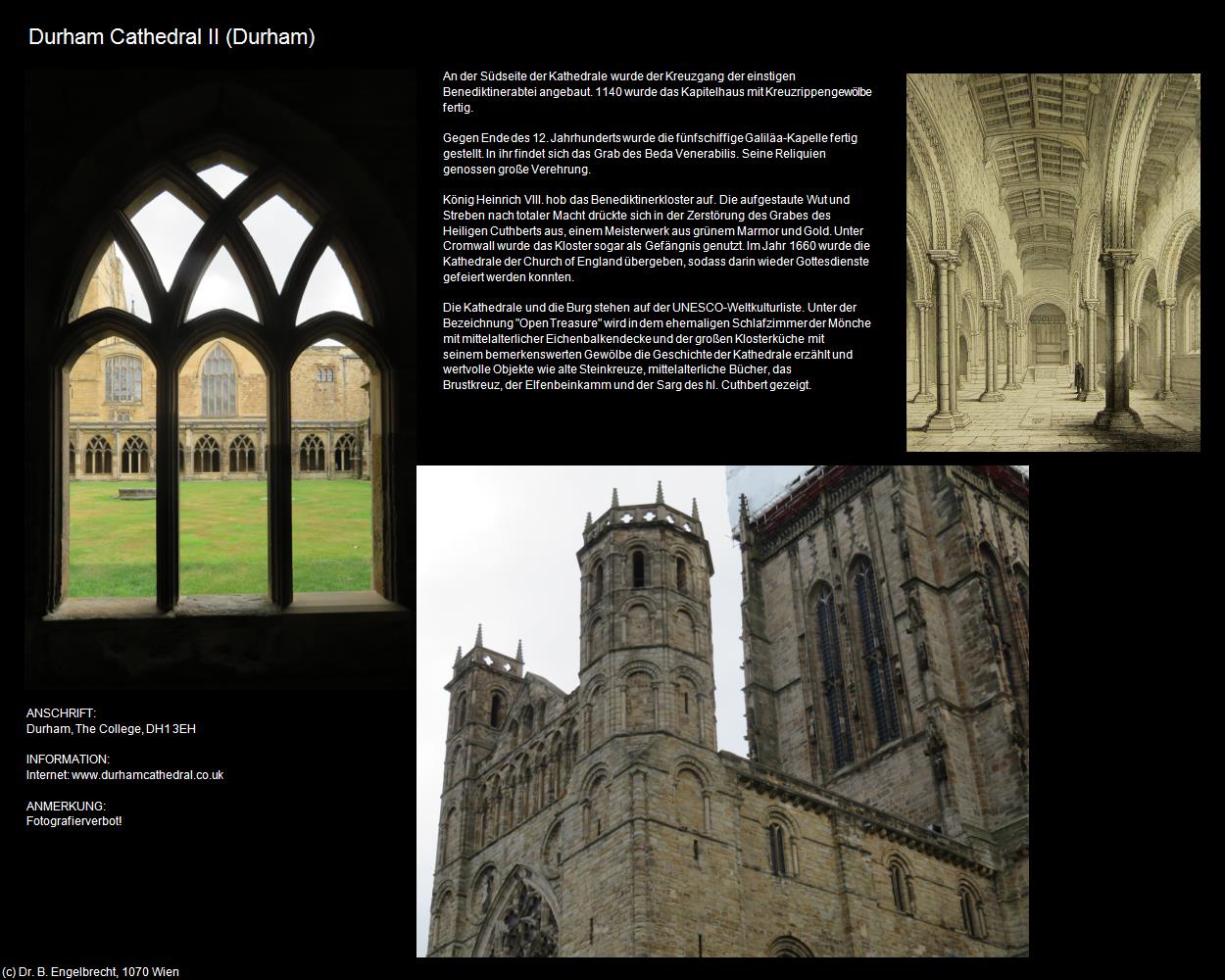 Durham Cathedral II (Durham, England) in Kulturatlas-ENGLAND und WALES