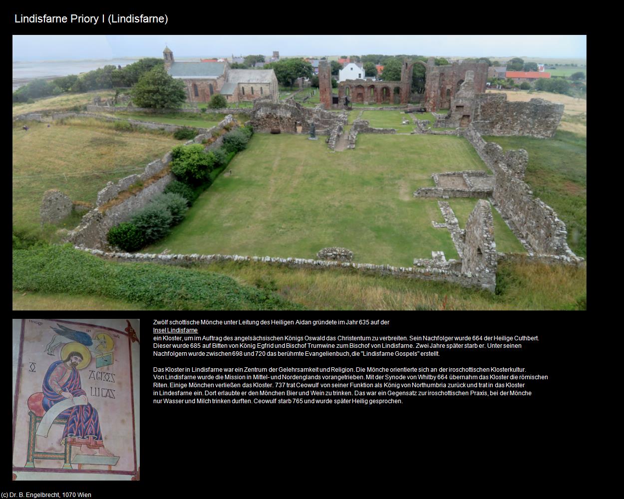 Lindisfarne Priory I  (Lindisfarne, England) in Kulturatlas-ENGLAND und WALES(c)B.Engelbrecht