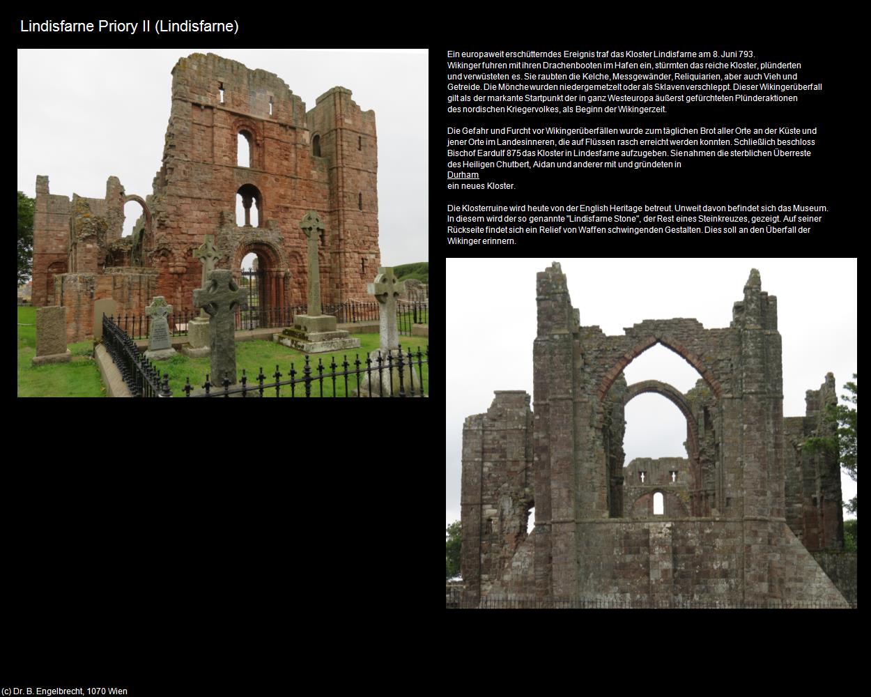 Lindisfarne Priory II  (Lindisfarne, England) in Kulturatlas-ENGLAND und WALES(c)B.Engelbrecht