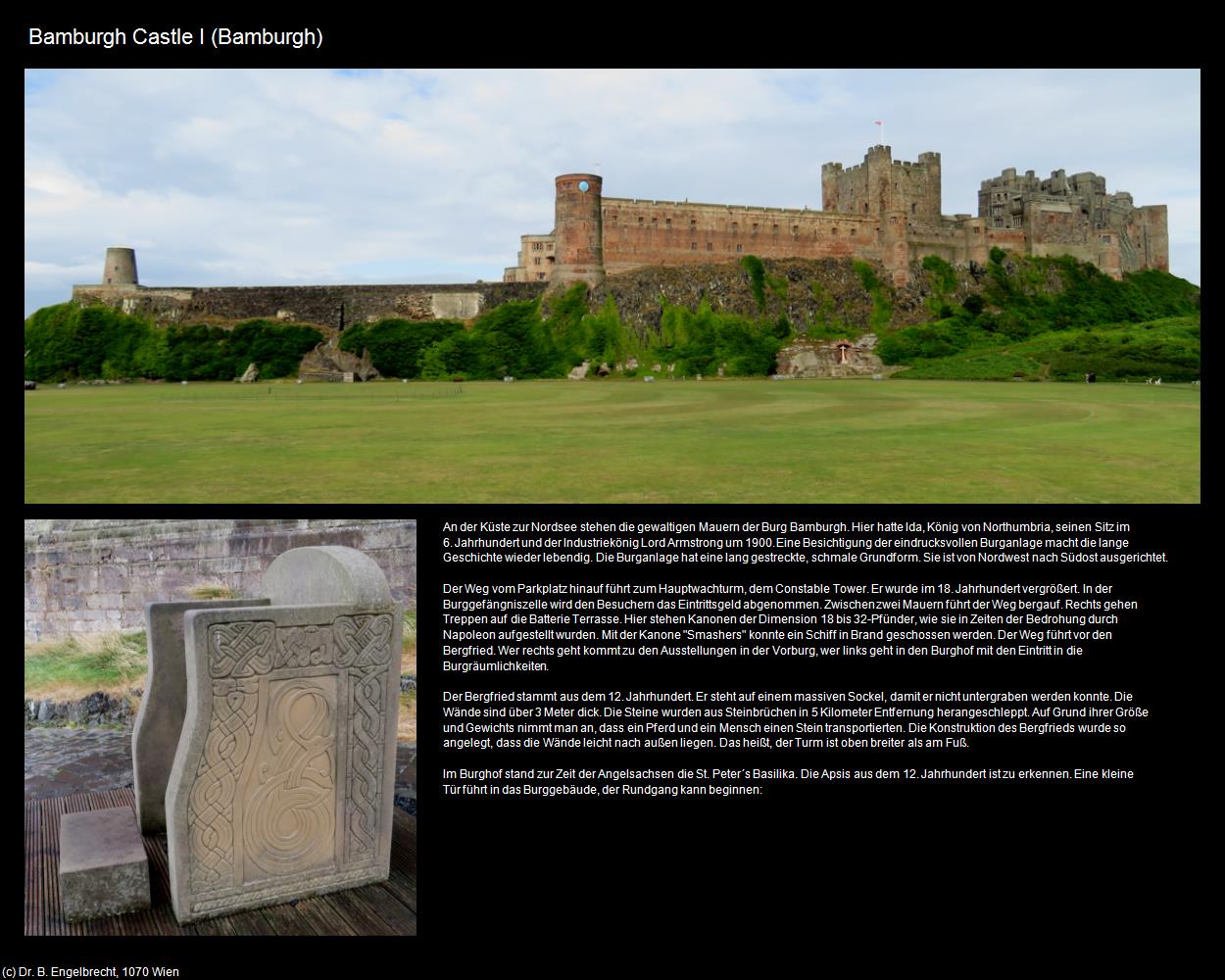 Bamburgh Castle I   (Bamburgh, England) in Kulturatlas-ENGLAND und WALES