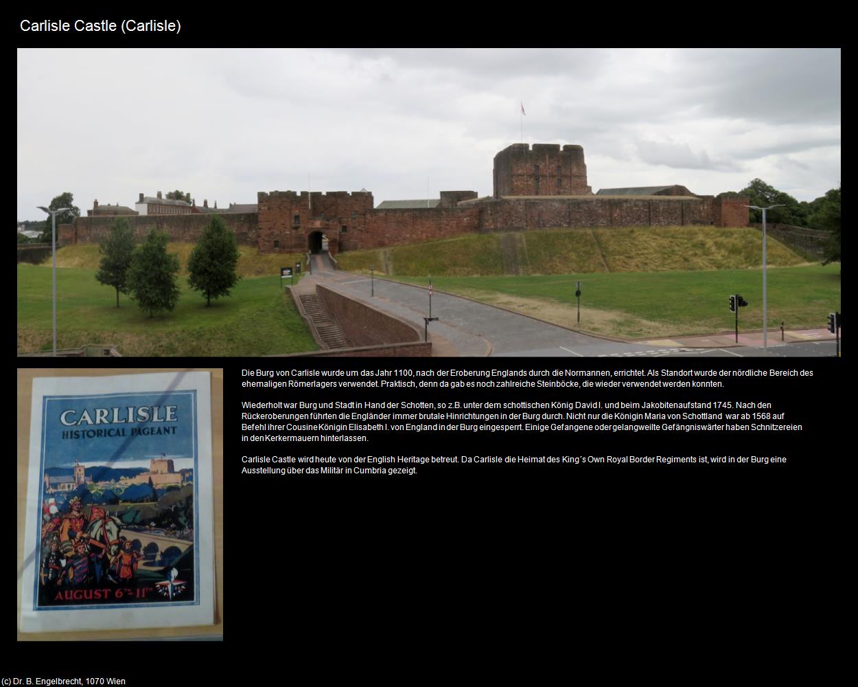 Carlisle Castle (Carlisle, England) in Kulturatlas-ENGLAND und WALES