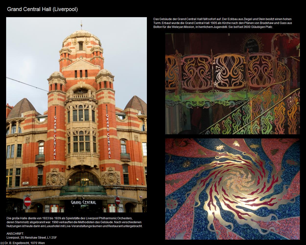 Grand Central Hall  (Liverpool, England) in Kulturatlas-ENGLAND und WALES