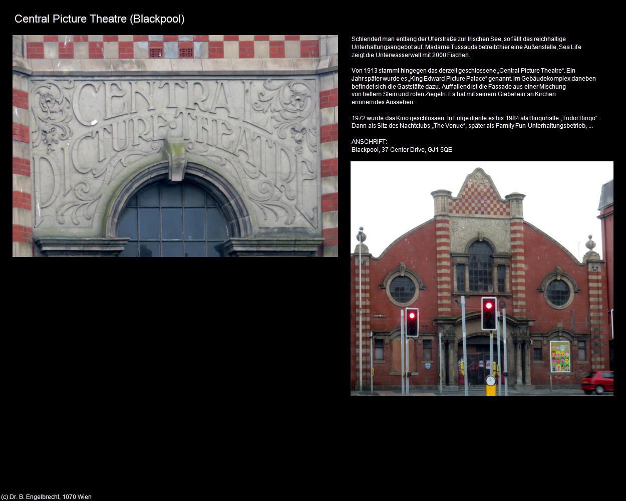 Central Picture Theatre (Blackpool, England ) in Kulturatlas-ENGLAND und WALES