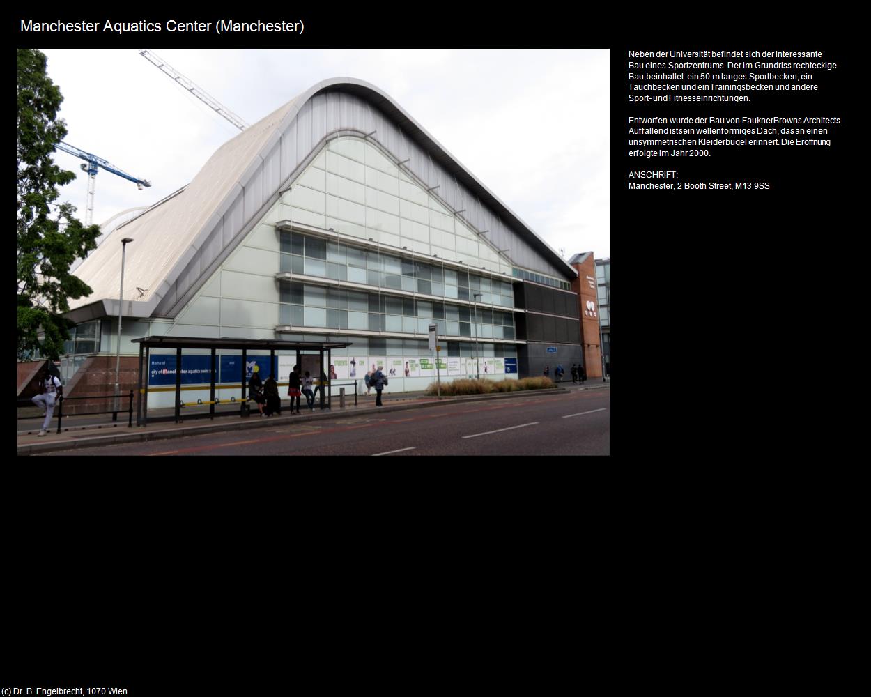 Manchester Aquatics Center  (Manchester, England  ) in Kulturatlas-ENGLAND und WALES