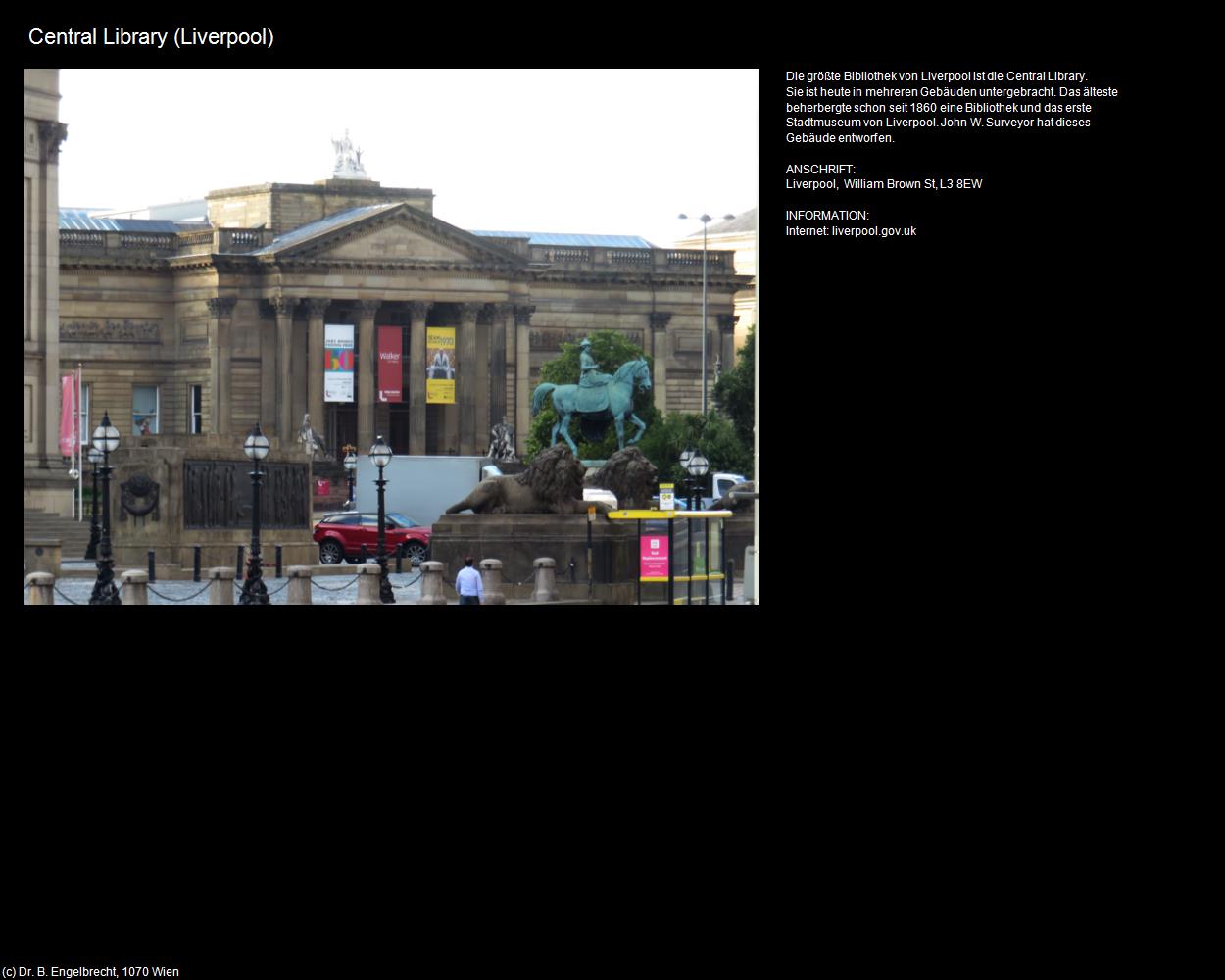 Central Library  (Liverpool, England) in Kulturatlas-ENGLAND und WALES