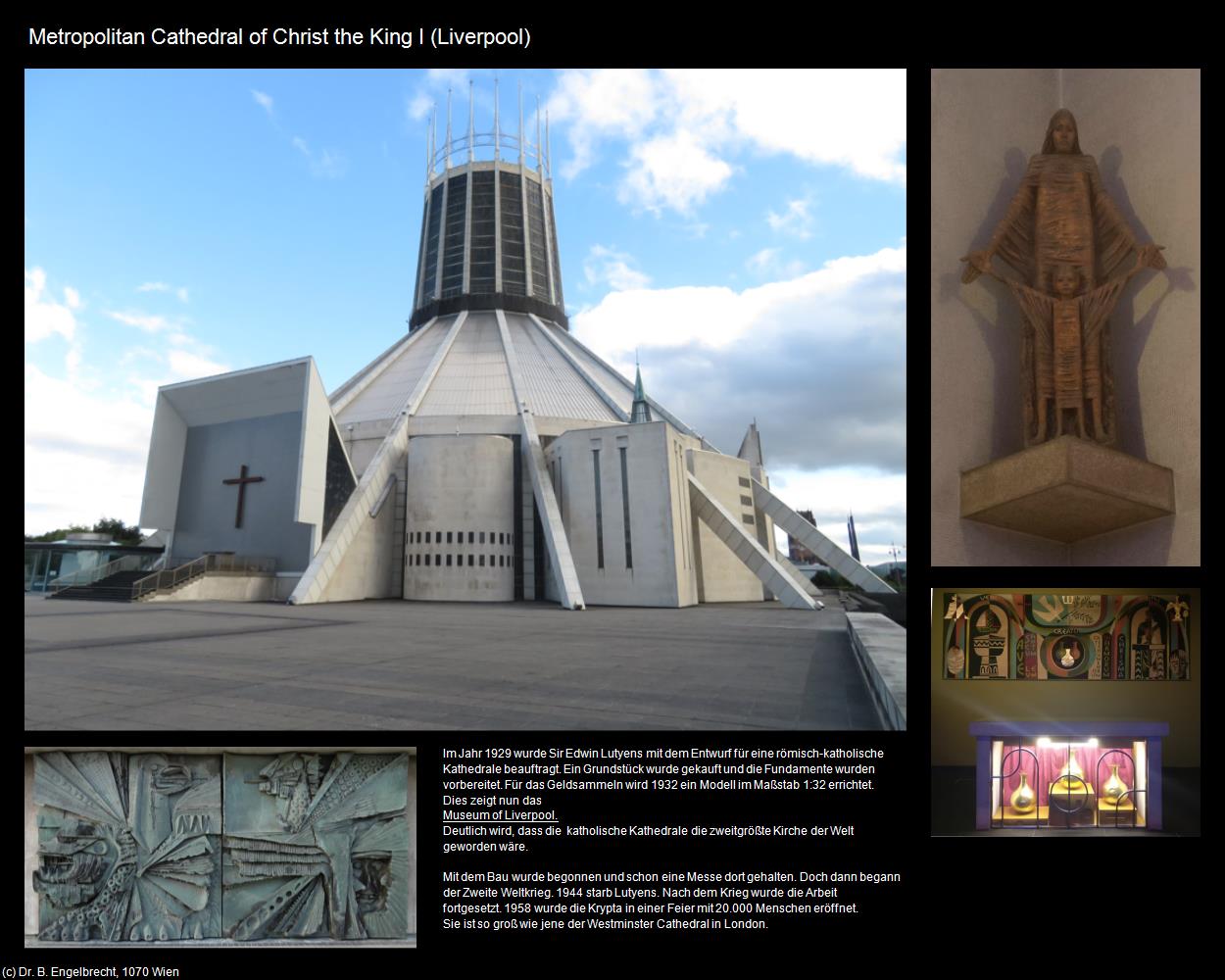 Metropolitan Cathedral of Christ the King I   (Liverpool, England) in Kulturatlas-ENGLAND und WALES(c)B.Engelbrecht