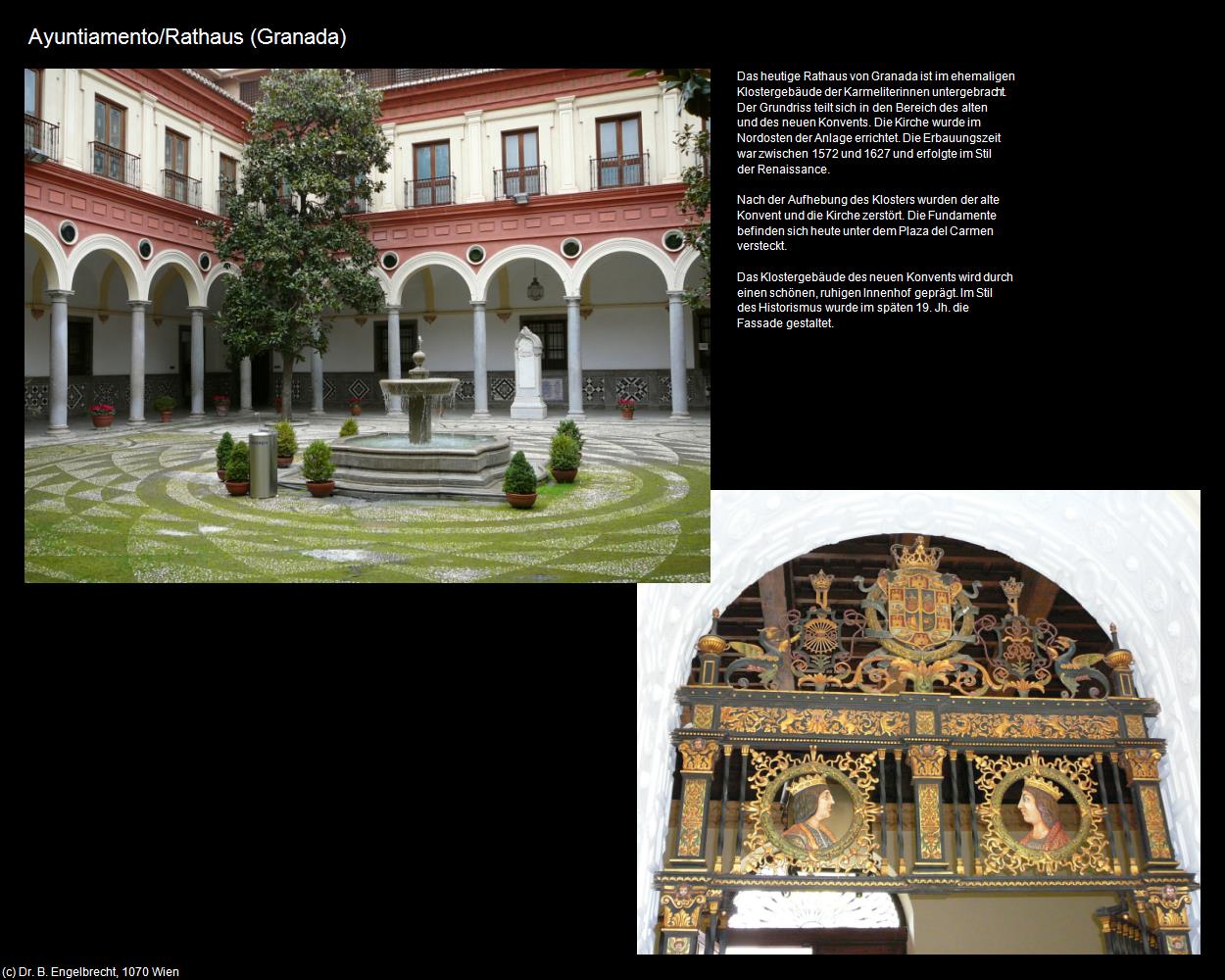 Ayuntiamento/Rathaus (Granada) in Kulturatlas-SPANIEN-ANDALUSIEN
