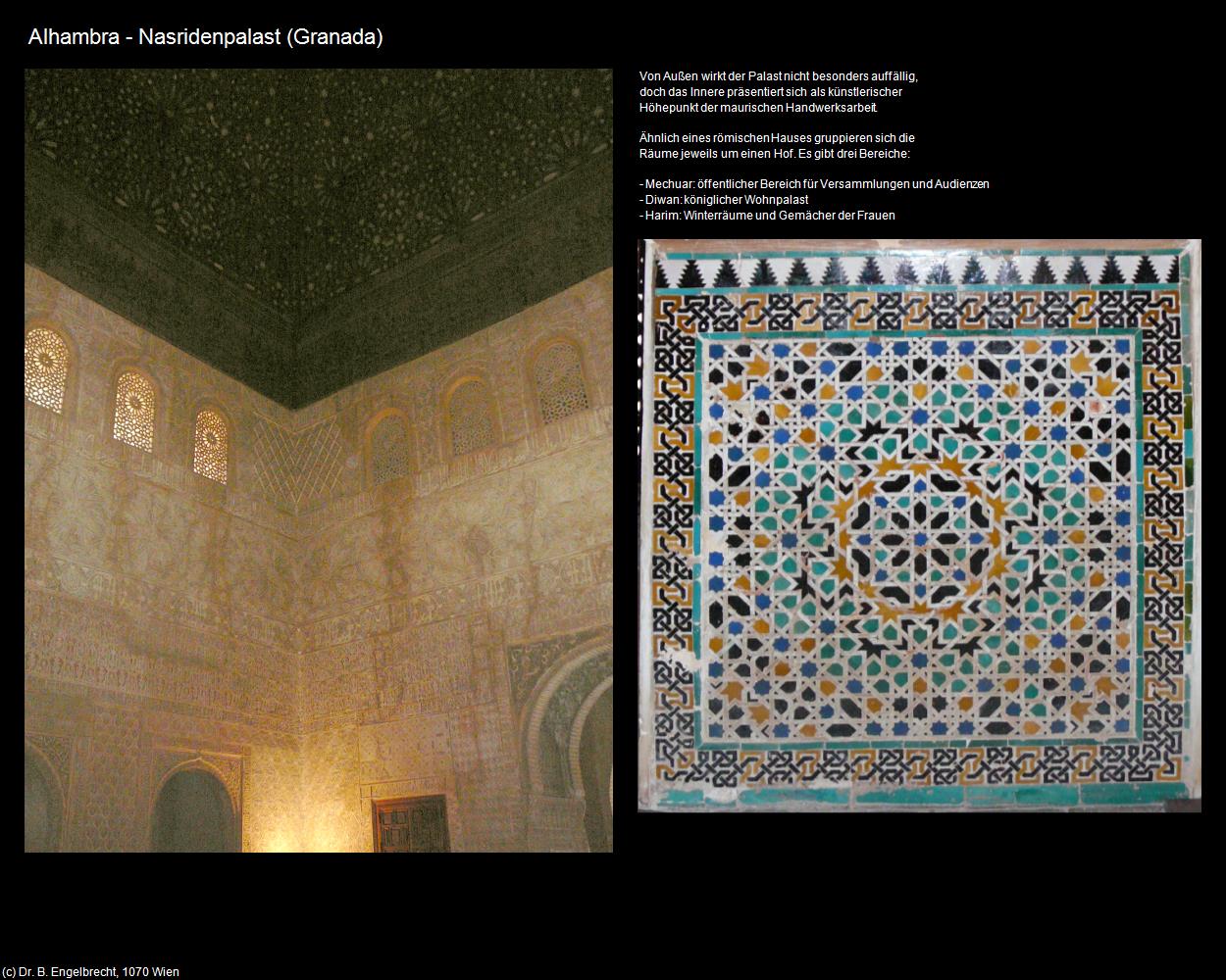 Alhambra-Nasridenpalast (Granada) in Kulturatlas-SPANIEN-ANDALUSIEN