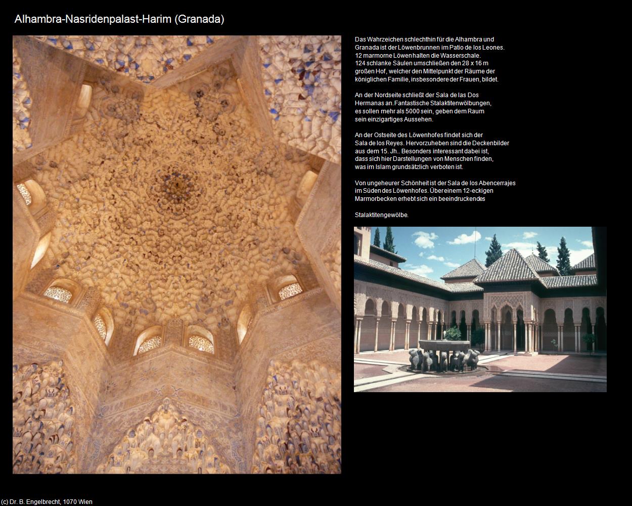 Alhambra-Nasridenpalast-Harim (Granada) in Kulturatlas-SPANIEN-ANDALUSIEN