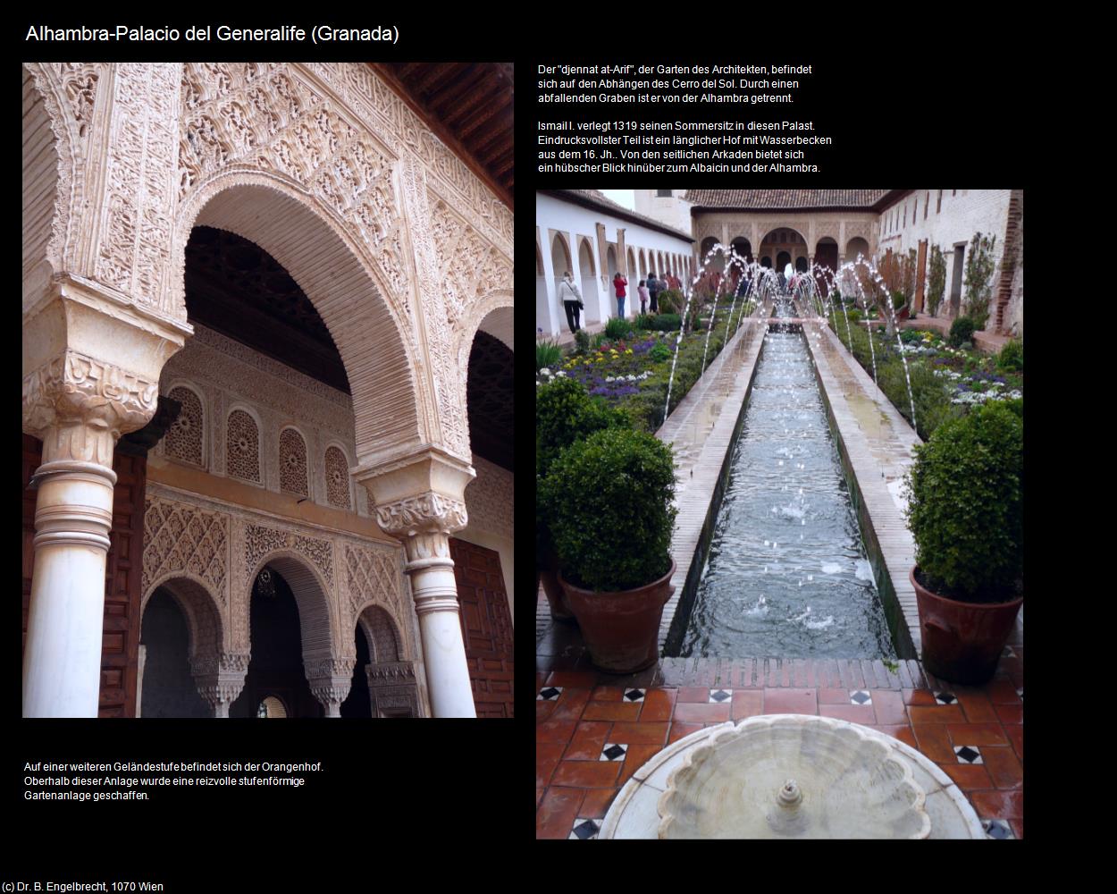 Alhambra-Palacio del Generalife (Granada) in Kulturatlas-SPANIEN-ANDALUSIEN