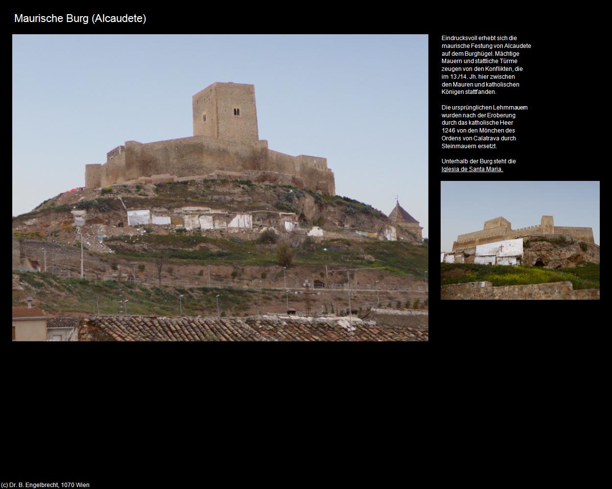 Maurische Burg (Alcaudete) in ANDALUSIEN(c)B.Engelbrecht