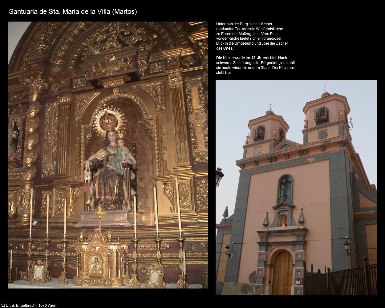 Santuaria de Sta. Maria de la Villa (Martos) in Kulturatlas-SPANIEN-ANDALUSIEN