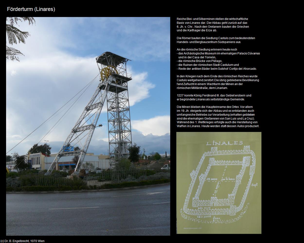 Förderturm (Linares) in Kulturatlas-SPANIEN-ANDALUSIEN
