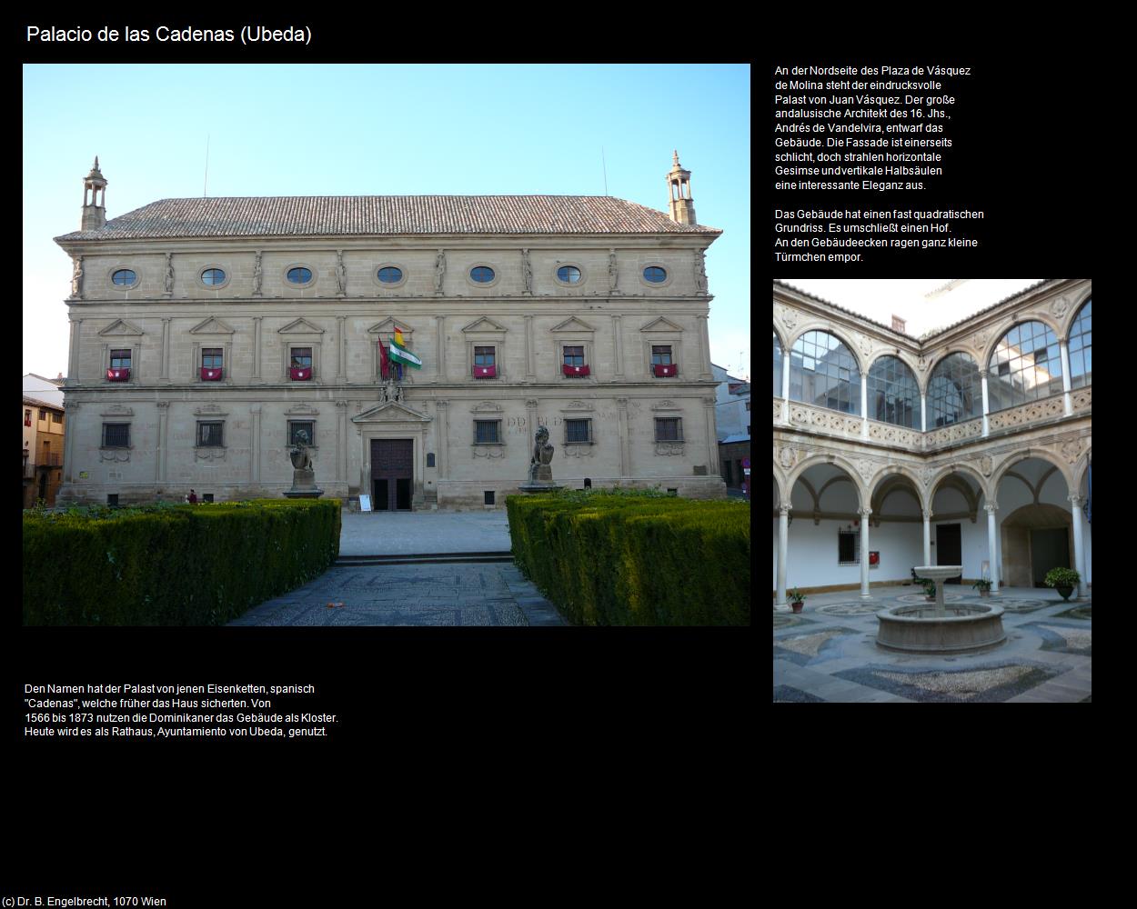Palacio de las Cadenas (Ubeda) in Kulturatlas-SPANIEN-ANDALUSIEN