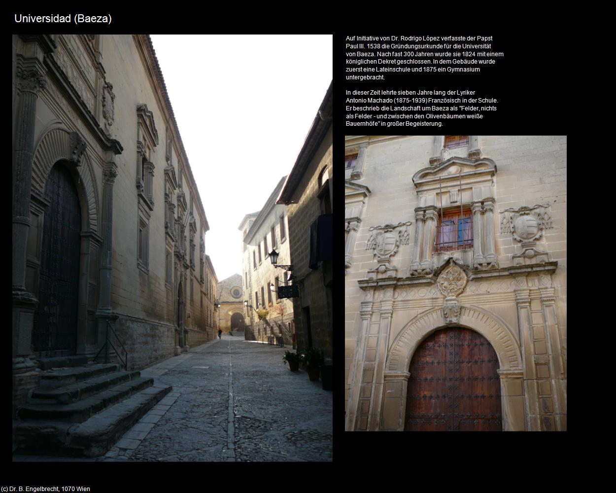 Universidad  (Baeza) in Kulturatlas-SPANIEN-ANDALUSIEN