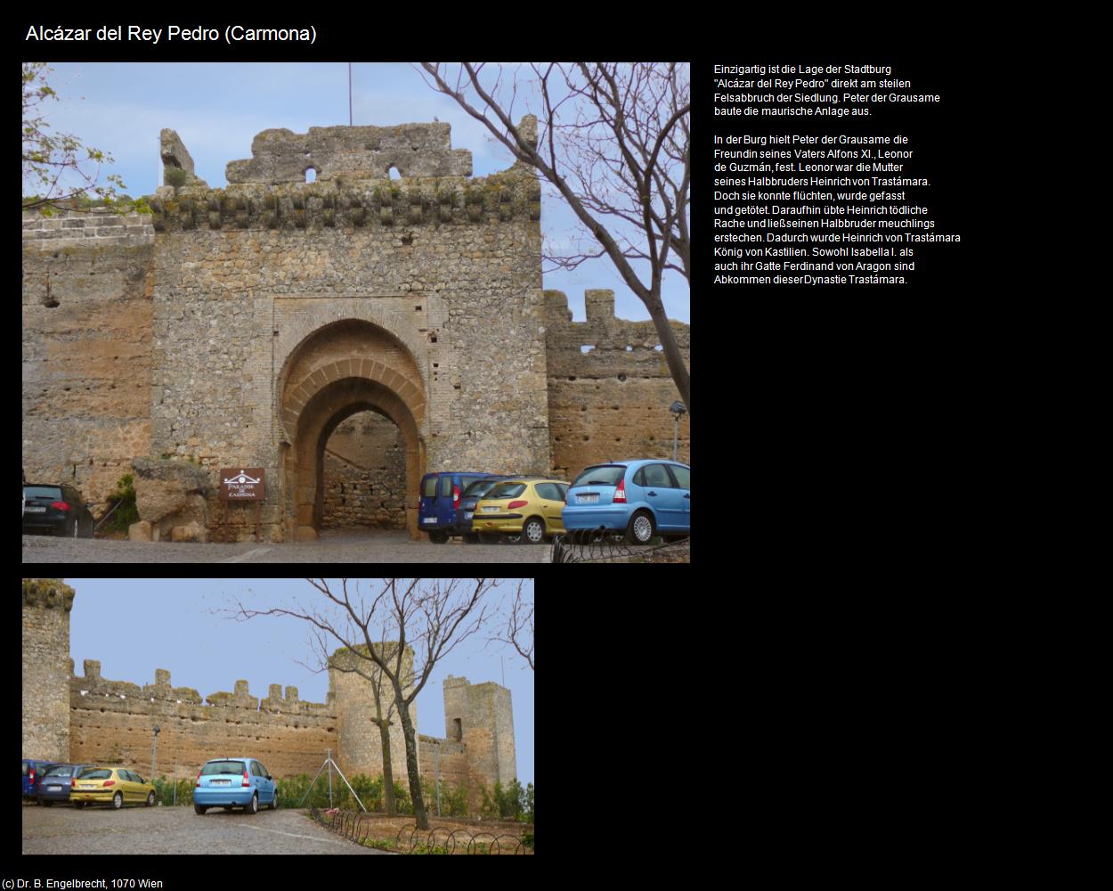 Alcázar del Rey Pedro (Carmona) in Kulturatlas-SPANIEN-ANDALUSIEN
