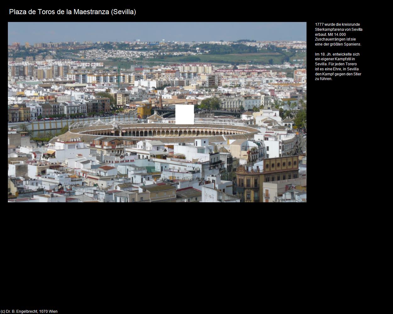 Plaza de Toros de la Maestranza (Sevilla) in Kulturatlas-SPANIEN-ANDALUSIEN