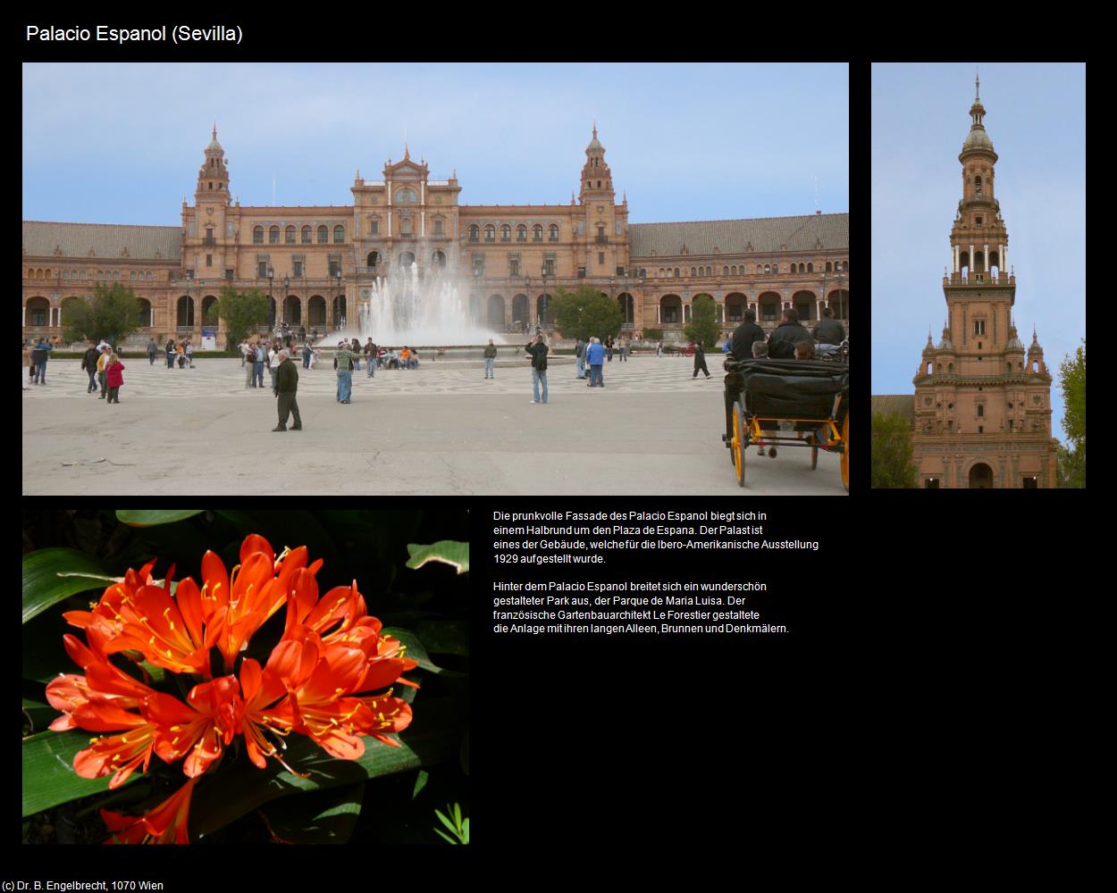 Palacio Espanol (Sevilla) in Kulturatlas-SPANIEN-ANDALUSIEN