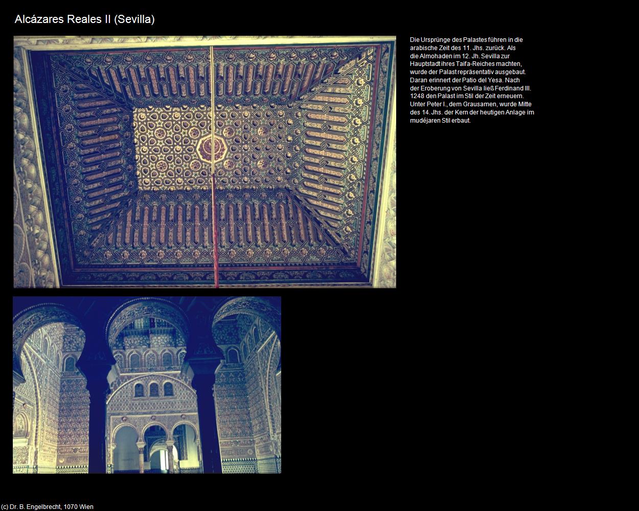 Alcázares Reales II (Sevilla) in Kulturatlas-SPANIEN-ANDALUSIEN