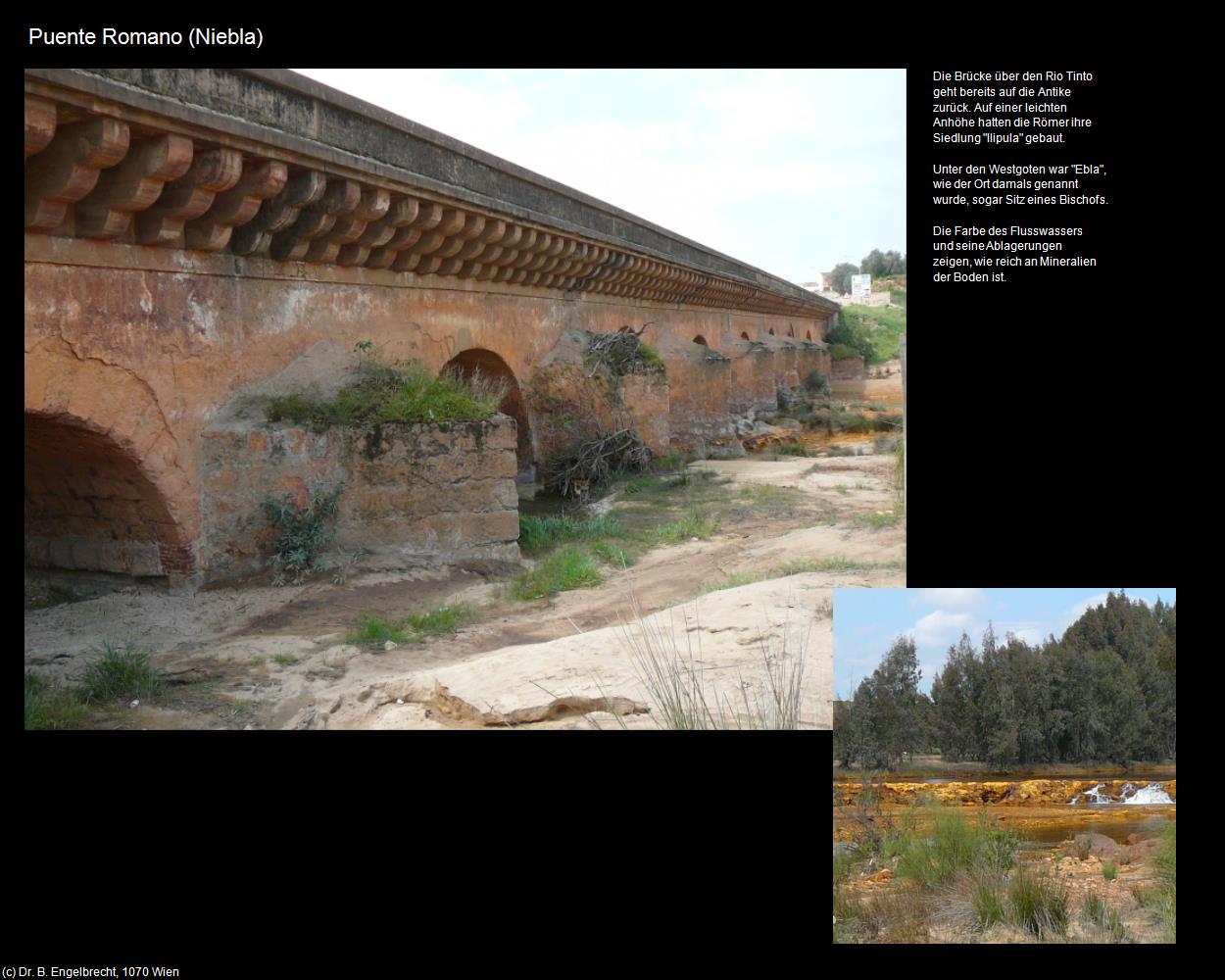 Puente Romano (Niebla) in Kulturatlas-SPANIEN-ANDALUSIEN