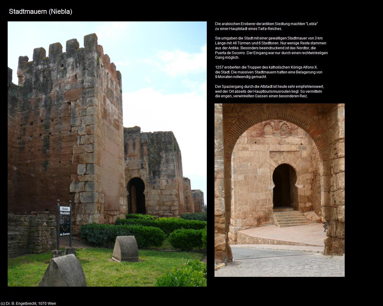 Stadtmauern (Niebla) in Kulturatlas-SPANIEN-ANDALUSIEN