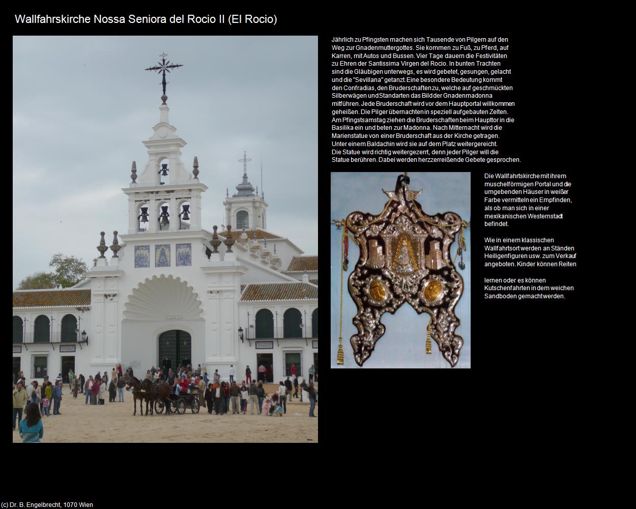 Wallfahrsk. Nossa Seniora del Rocio II (El Rocio) in Kulturatlas-SPANIEN-ANDALUSIEN