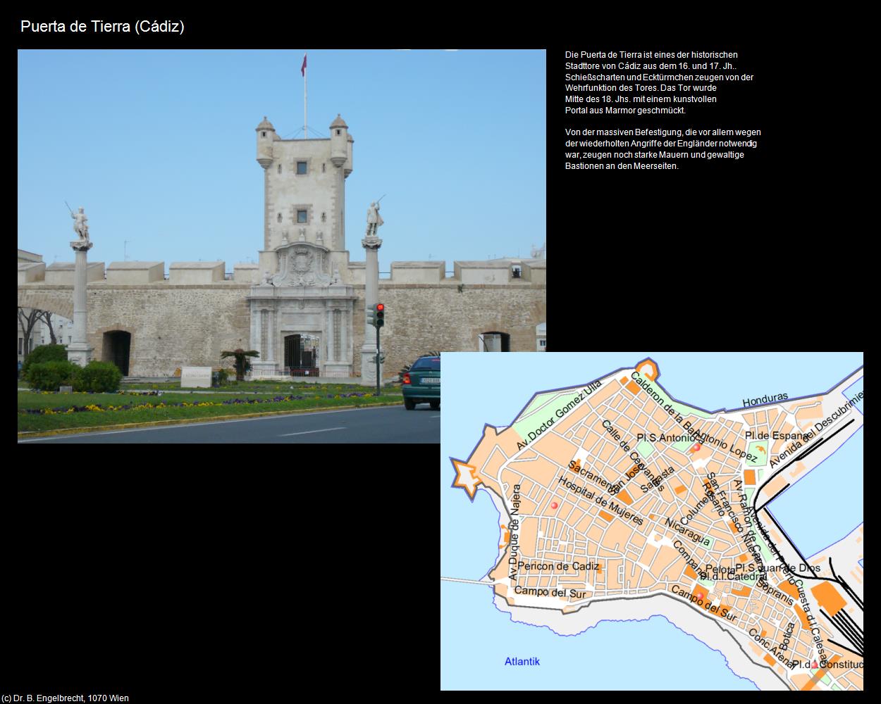 Puerta de Tierra (Cádiz) in Kulturatlas-SPANIEN-ANDALUSIEN