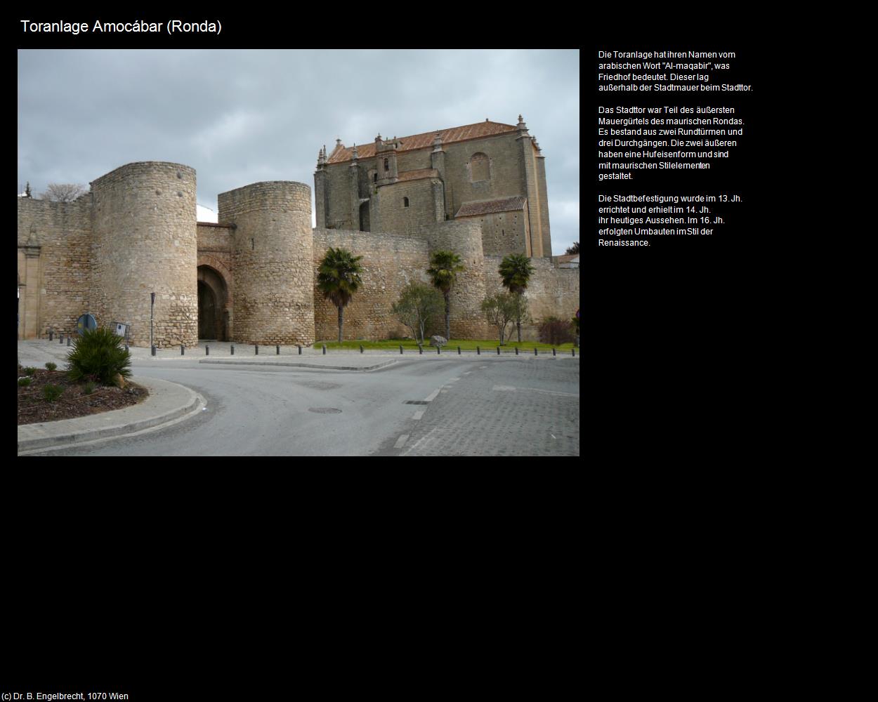 Toranlage Amocábar (Ronda) in ANDALUSIEN