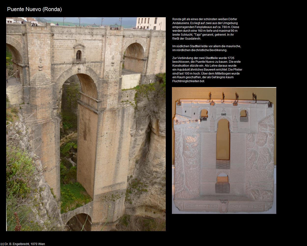 Puente Nuevo (Ronda) in Kulturatlas-SPANIEN-ANDALUSIEN