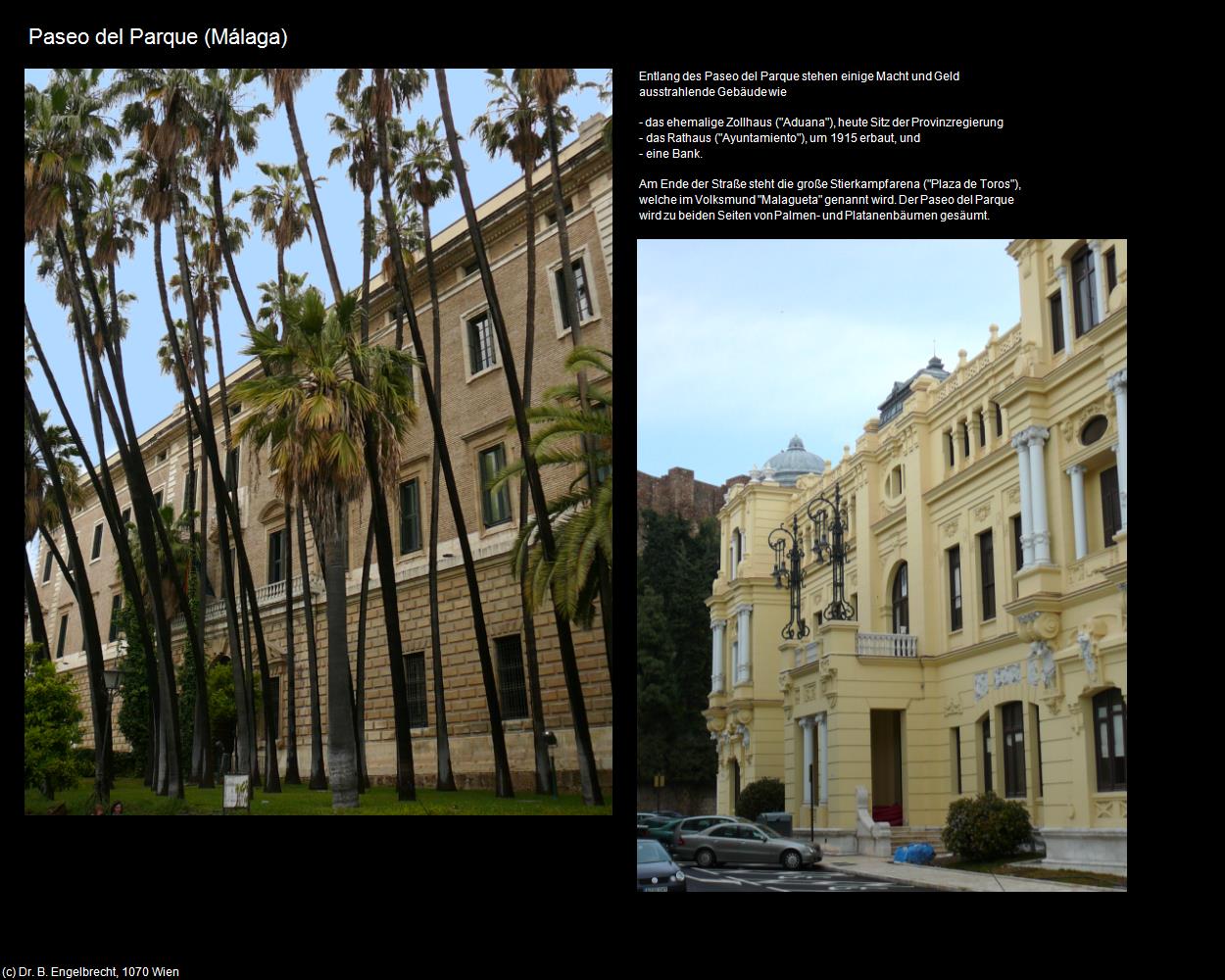 Paseo del Parque (Málaga) in Kulturatlas-SPANIEN-ANDALUSIEN