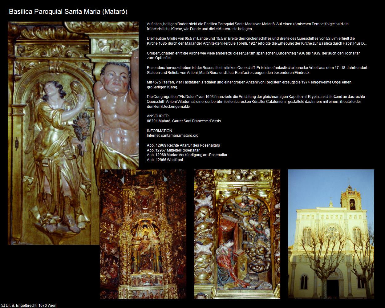 Basilica Paroquial Santa Maria (Mataro) in Kulturatlas-SPANIEN-KATALONIEN