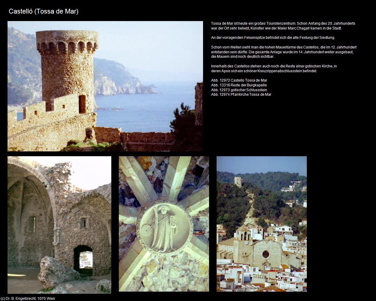 Castelló Tossa de Mar (Tossa de Mar) in Kulturatlas-SPANIEN-KATALONIEN