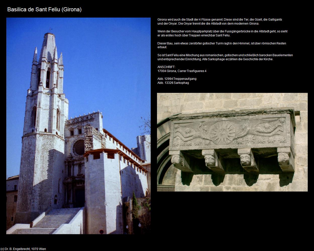 Basilica de Sant Feliu (Girona) in Kulturatlas-SPANIEN-KATALONIEN