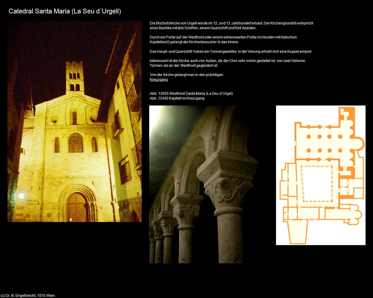 Catedral Santa Maria-Kirche (La Seu d‘Urgell) in Kulturatlas-SPANIEN-KATALONIEN(c)B.Engelbrecht